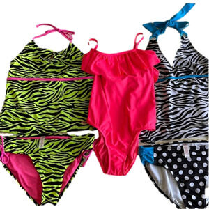 𝅺JUSTICE & OLD NAVY swim suit lot